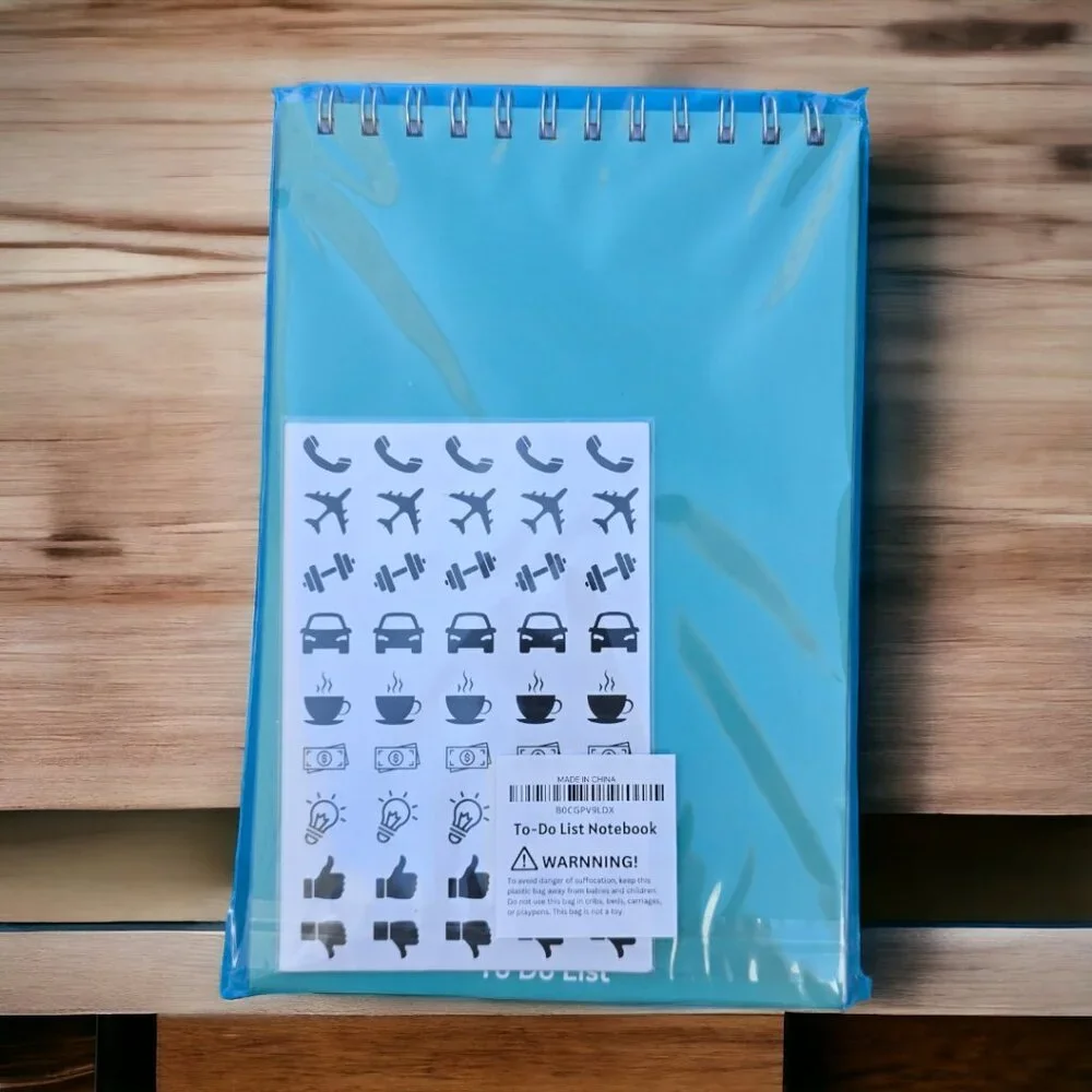 NWT TO DO (Qty 2 packs of 4) Personal Binders with stickers. New in packaging.